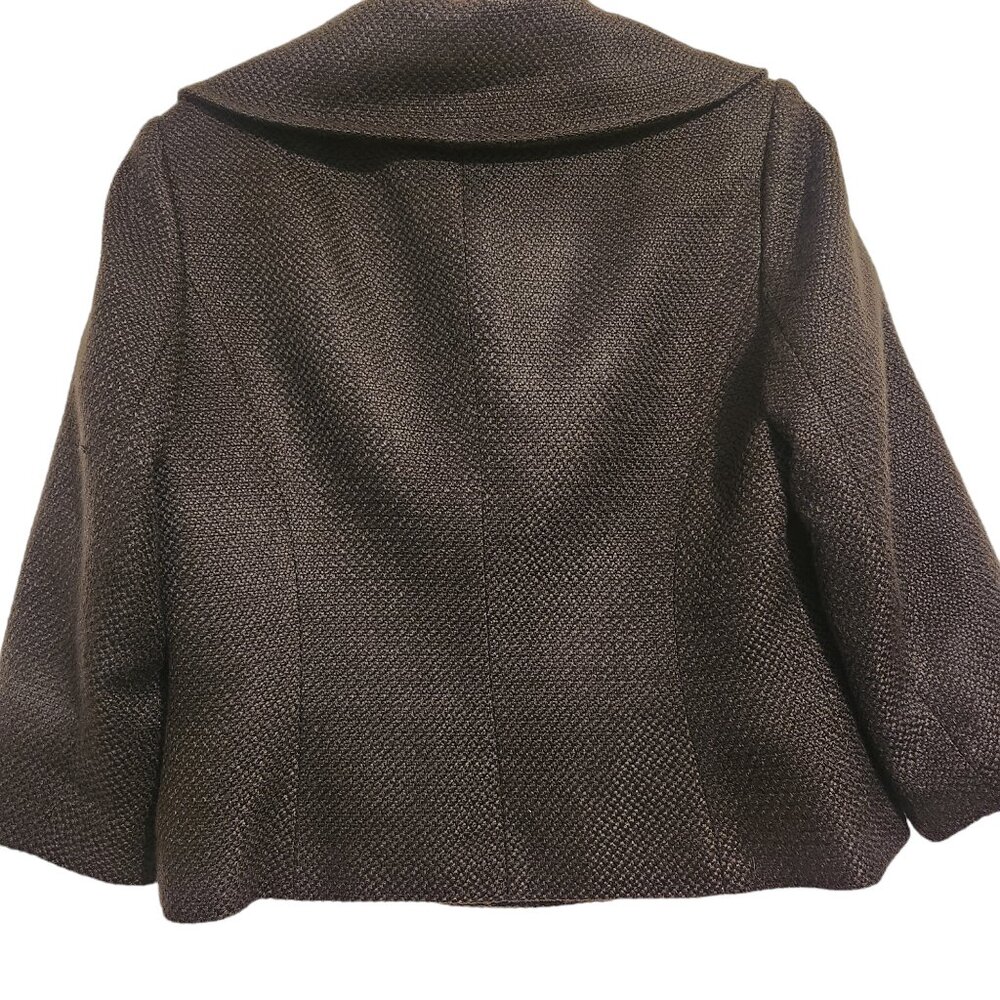 Calvin Klein Lined Black Jacket Size 12 - Picture 9 of 10
